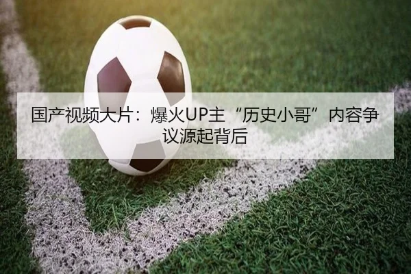 国产视频大片：爆火UP主“历史小哥”内容争议源起背后